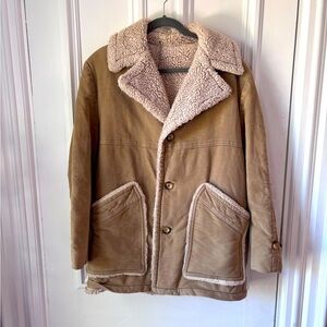 Men’s Vintage Casual Craft of New York Sherpa Jacket Size Medium Gorpcore